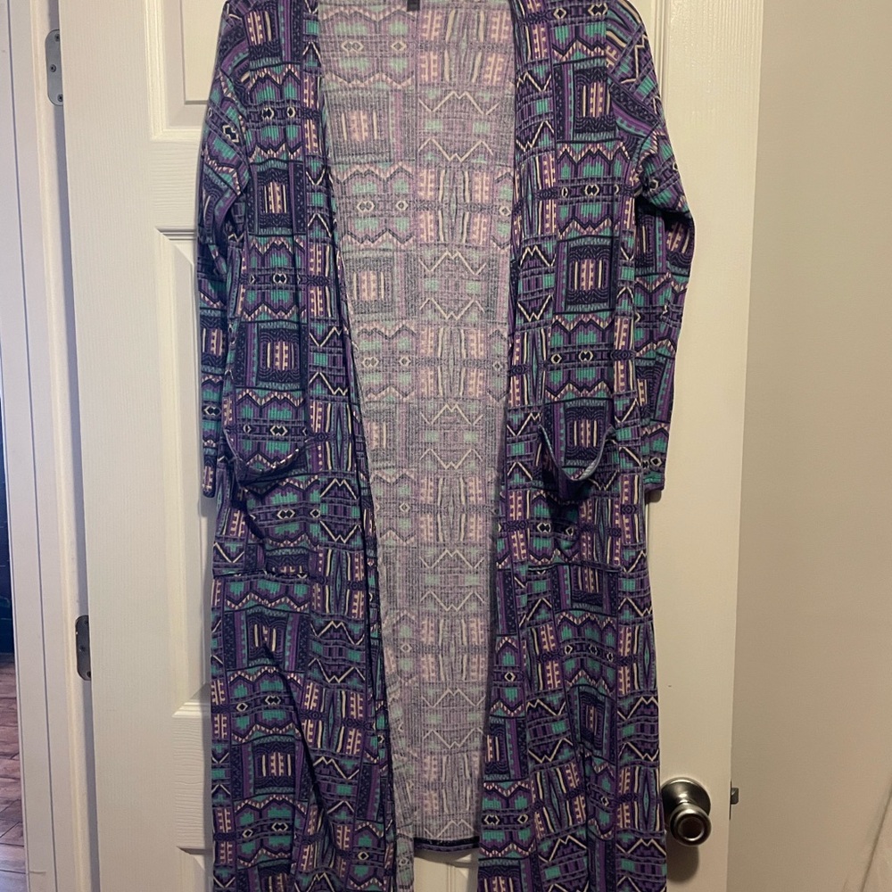 LulaRoe Sarah Cardigan Size Medium